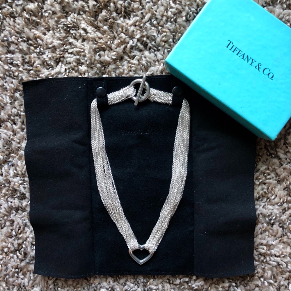 TIFFANY & CO multi strand ♥️ choker necklace